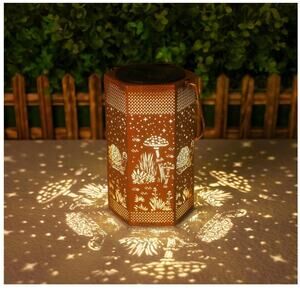 Turtle design Solar Lanterns Outdoor Waterproof Hanging Solar Lights Metal